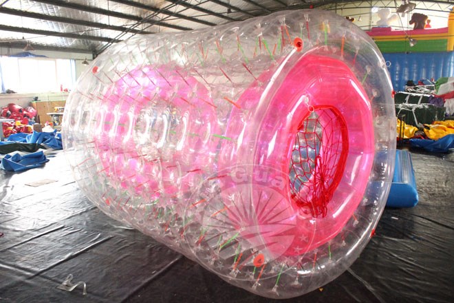 海兴透明充气水上滚筒生产